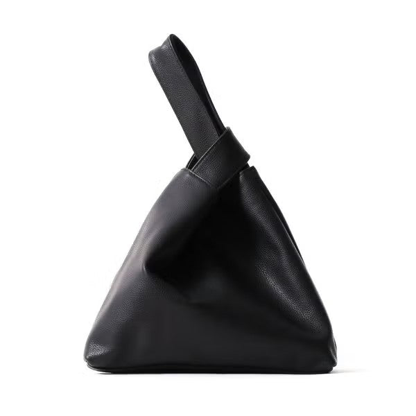 Dual-Shape Convertible Soft Leather One Mile Shoulder Tote Bag