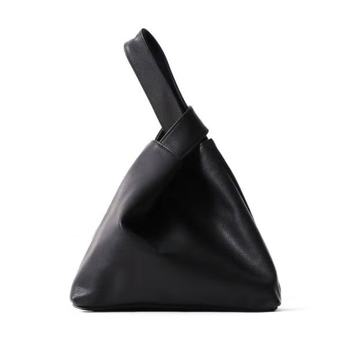 Dual-Shape Convertible Soft Leather One Mile Shoulder Tote Bag