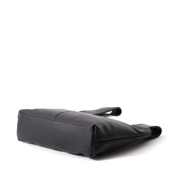 Dual-Shape Convertible Soft Leather One Mile Shoulder Tote Bag