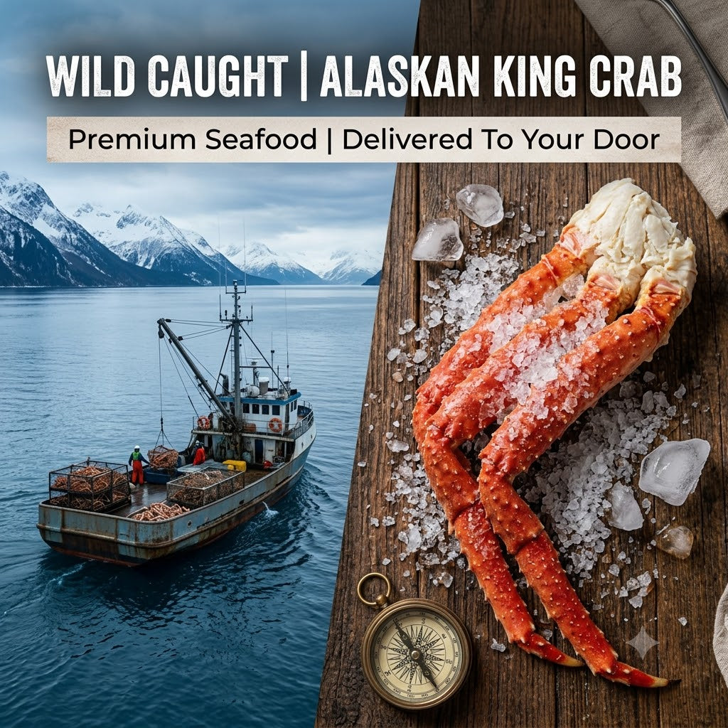 Jumbo Alaskan King Crab Legs – Extra Thick Legs Packed With Sweet, Tender Meat | Premium Frozen Seafood