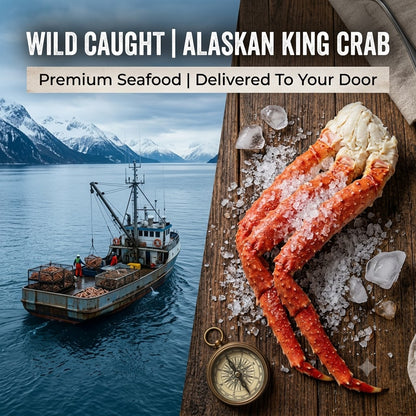 Jumbo Alaskan King Crab Legs – Extra Thick Legs Packed With Sweet, Tender Meat | Premium Frozen Seafood