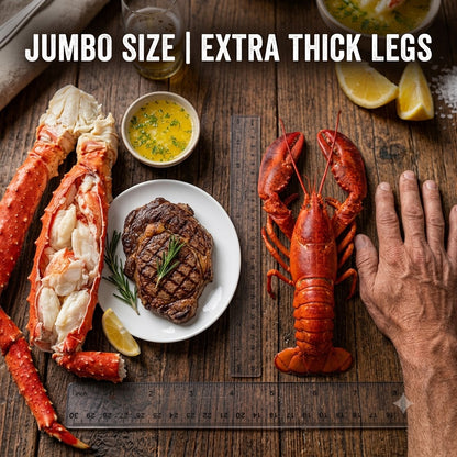Jumbo Alaskan King Crab Legs – Extra Thick Legs Packed With Sweet, Tender Meat | Premium Frozen Seafood